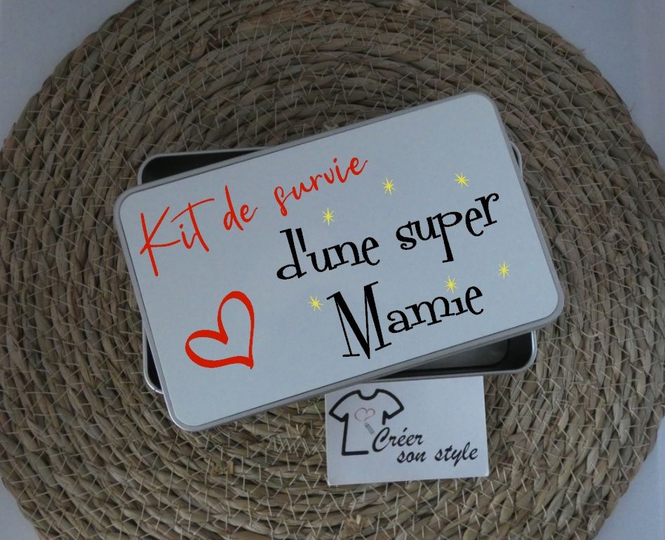 Box personnalisée de cuisine pour Super Mamie / Tata / Marraine