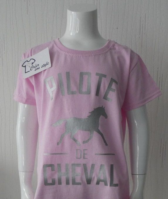 tee shirt "j'peux pas j'ai cheval"