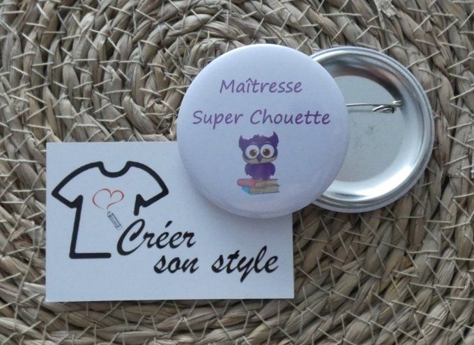 Coffret cadeau "pour la plus chouette maîtresse"