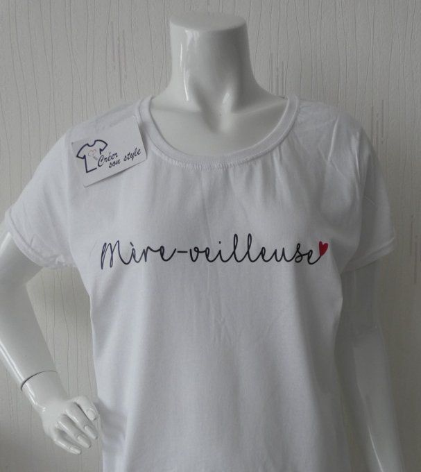 tee shirt femme "mère-veilleuse"