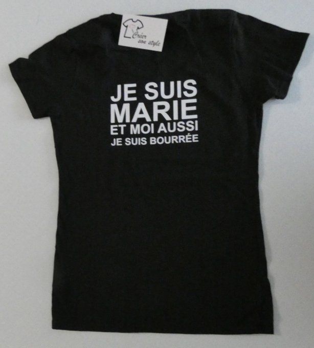 Tee shirt femme noir taille XS